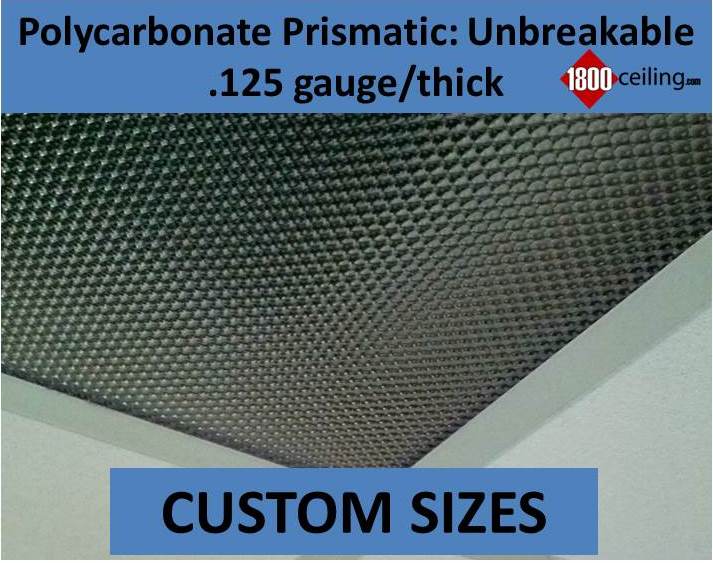 Extra Long Polycarbonate Prismatic .125g Up To 59-7/8" Long