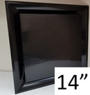 Stratus Black Plastic PLAQUE 2'x2' Air Diffuser - 1800ceiling