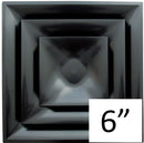 Stratus Black Plastic CONE Style 2'x2' Air Diffuser - 1800ceiling