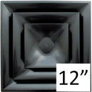 Stratus Black Plastic CONE Style 2'x2' Air Diffuser - 1800ceiling