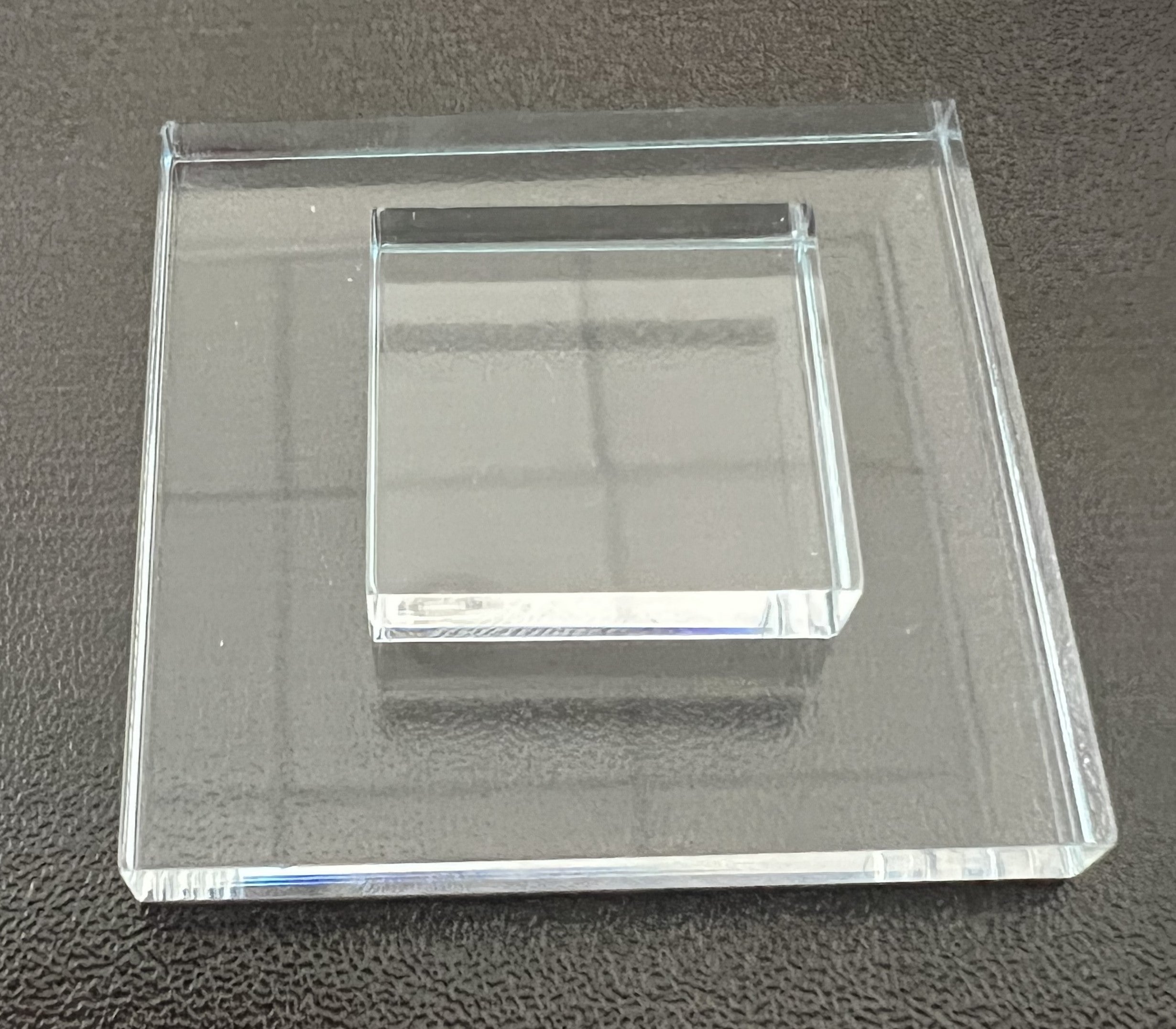 BULK PACKED - Clear Acrylic Squares .118" & .220" Thick - 1800ceiling