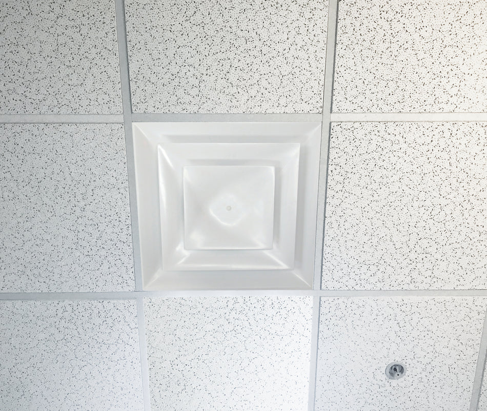 Stratus White Plastic 2'x2' CONE Air Diffusers