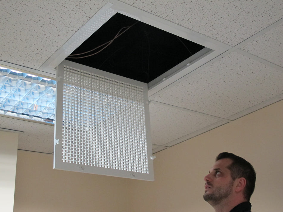 Stratus WHITE Plastic Filtered Air Return-No Backplate