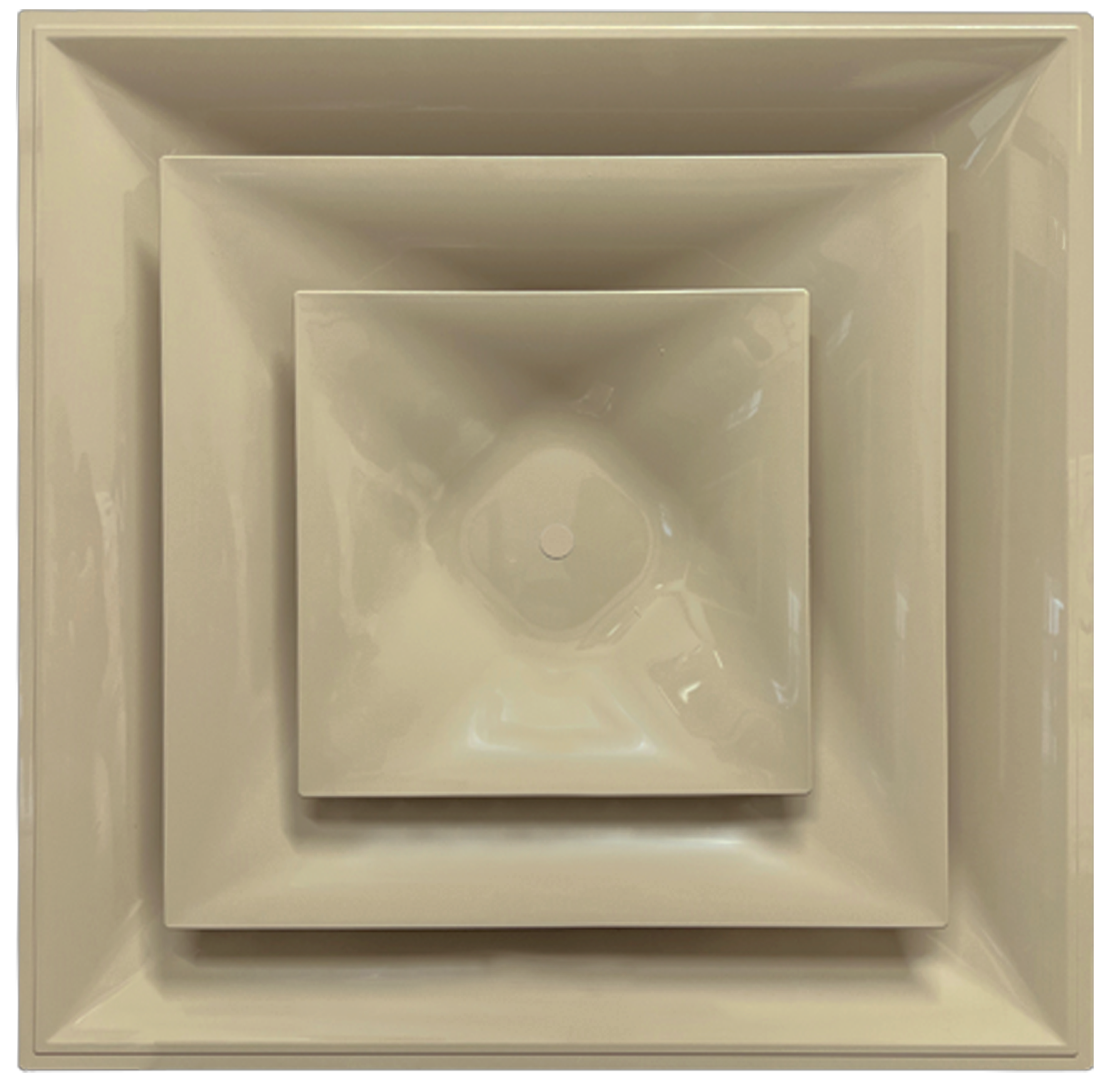 Stratus TAN Plastic 2'x2' Cone Air Diffuser - 1800ceiling