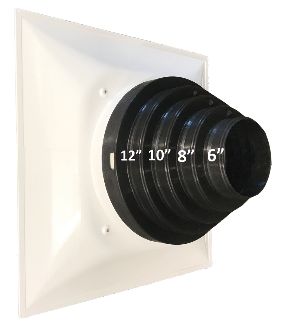 Kit14 White Plastic Cone, Universal Collar, 48in ZipTie