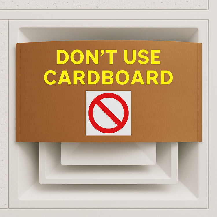 Plastic Air Deflector | 1800Ceiling | Ceiling Air Vent Deflector ...