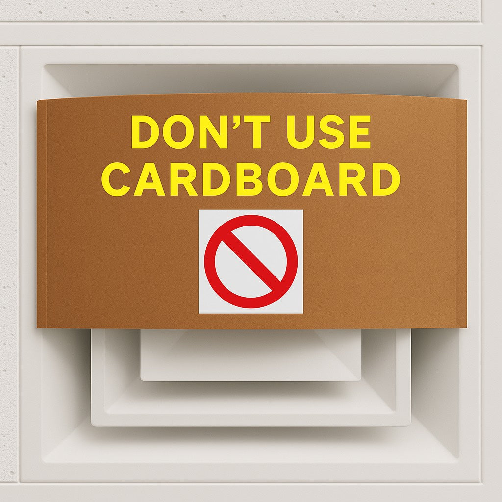 Plastic Ceiling Corner Air Diverter - 1800ceiling