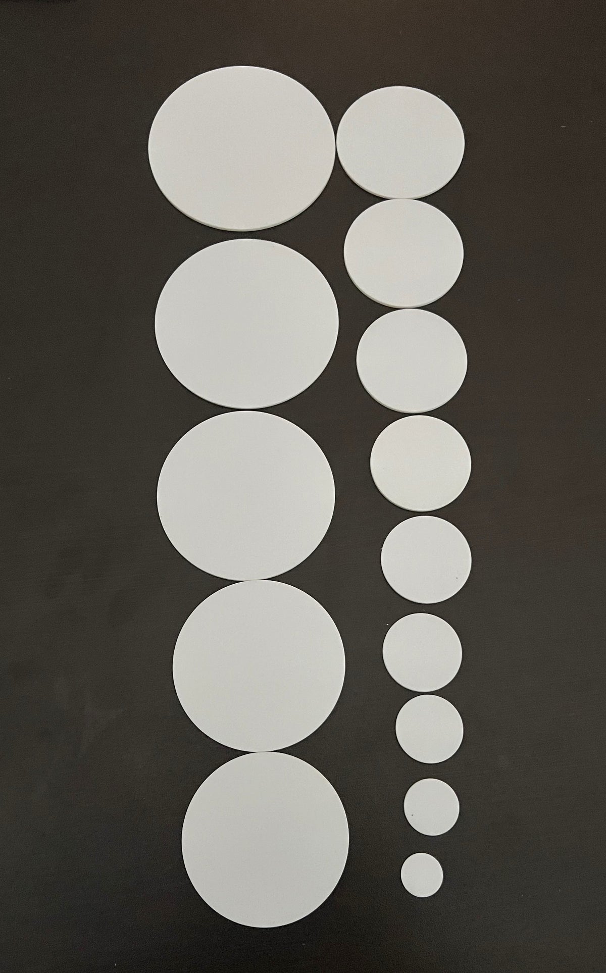 Solid White Acrylic Disc., 080g - 1800ceiling