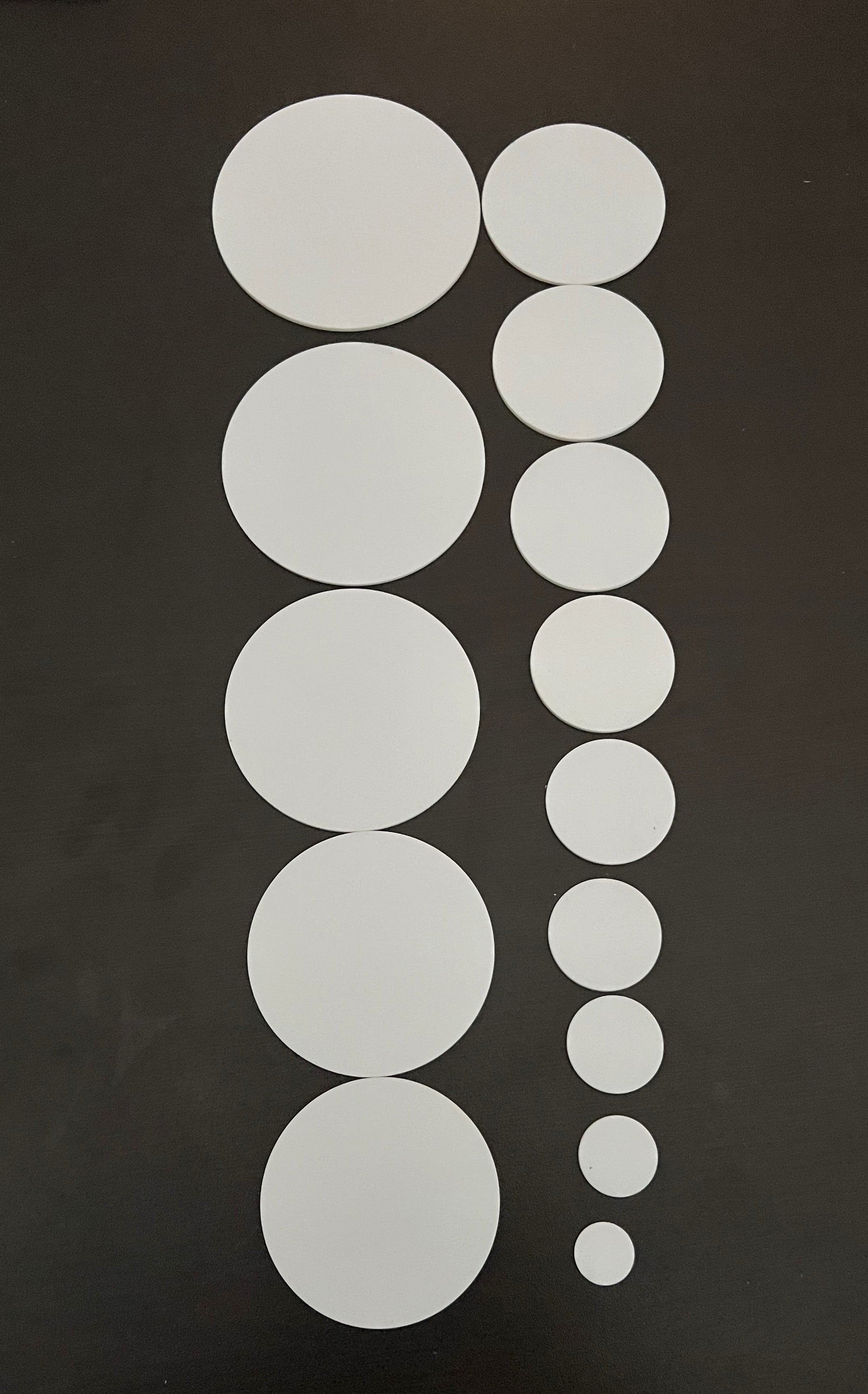 Solid White Acrylic Disc., 080g - 1800ceiling