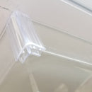 Ceiling Air & Dust Deflectors-Clear Acrylic - 1800ceiling