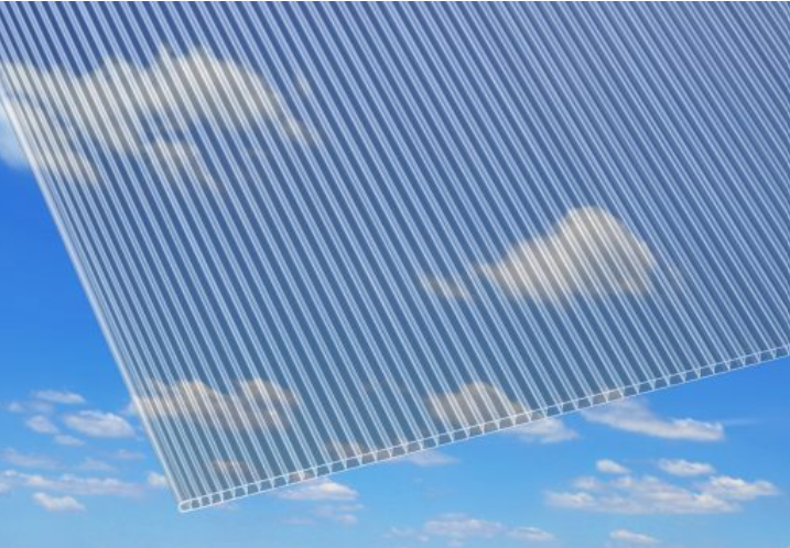 Clear Makrolon Twin Wall, Elevator Lens, Fire Rated, Custom Sizes