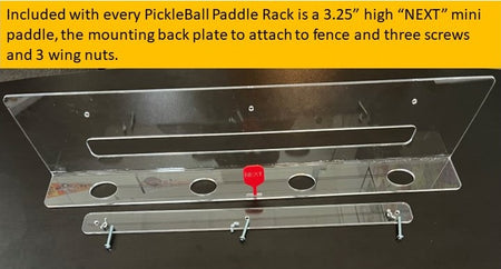 PickleBall Paddle Rack - 1800ceiling