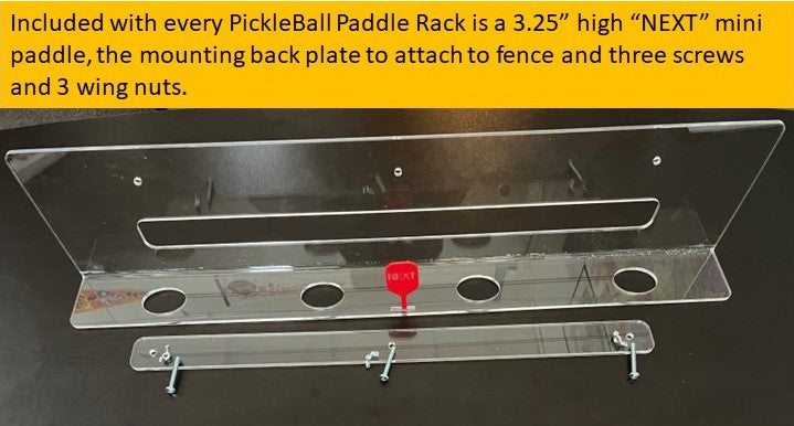 PickleBall Paddle Rack - 1800ceiling