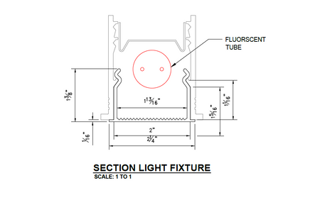 Snap In, 1.375 in. H x 2.25 in. W (6 piece minimum) - 1800ceiling