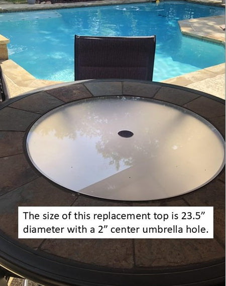 FROSTED Acrylic Disc & Table Top Protectors, .118g or .220g Thick - 1800ceiling