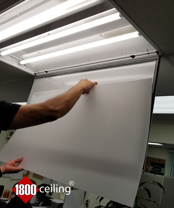 LED Muting Matte White Acrylic Lens-Stock Sizes-.073g