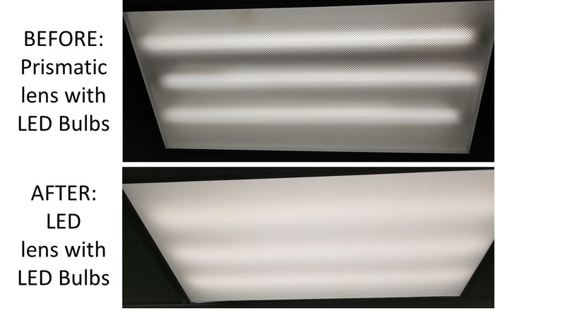 LED Muting Matte White Acrylic Lens-Stock Sizes-.073g