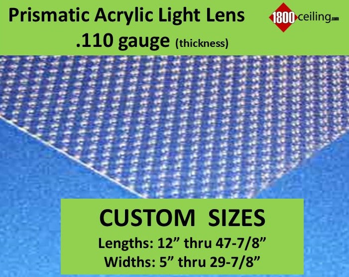 Prismatic Acrylic Lenses