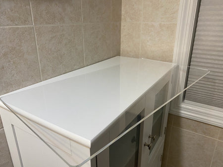 Custom Clear Acrylic Table Top - 1800ceiling