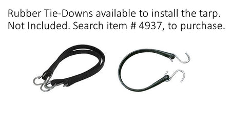 Translucent Vinyl Heavy Duty Roof Leak Tarp - 1800ceiling