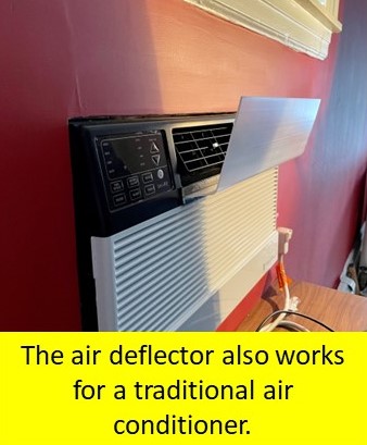 Air Deflector for Mini Split/Ductless Air System - 1800ceiling