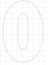 Cake Number Stencils - 1800ceiling