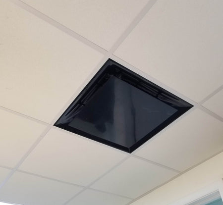 Stratus Black Plastic PLAQUE 2'x2' Air Diffuser - 1800ceiling