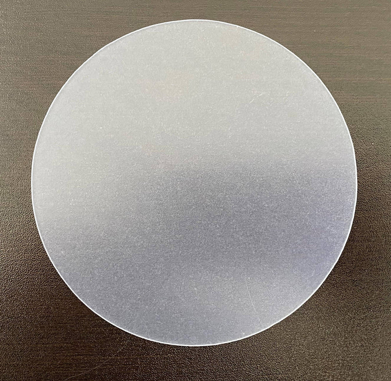 Translucent White Acrylic Disc, Custom Sizes