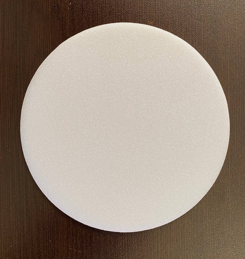 Custom White Acrylic Disks .080 gauge 1" thru 12" - 1800ceiling