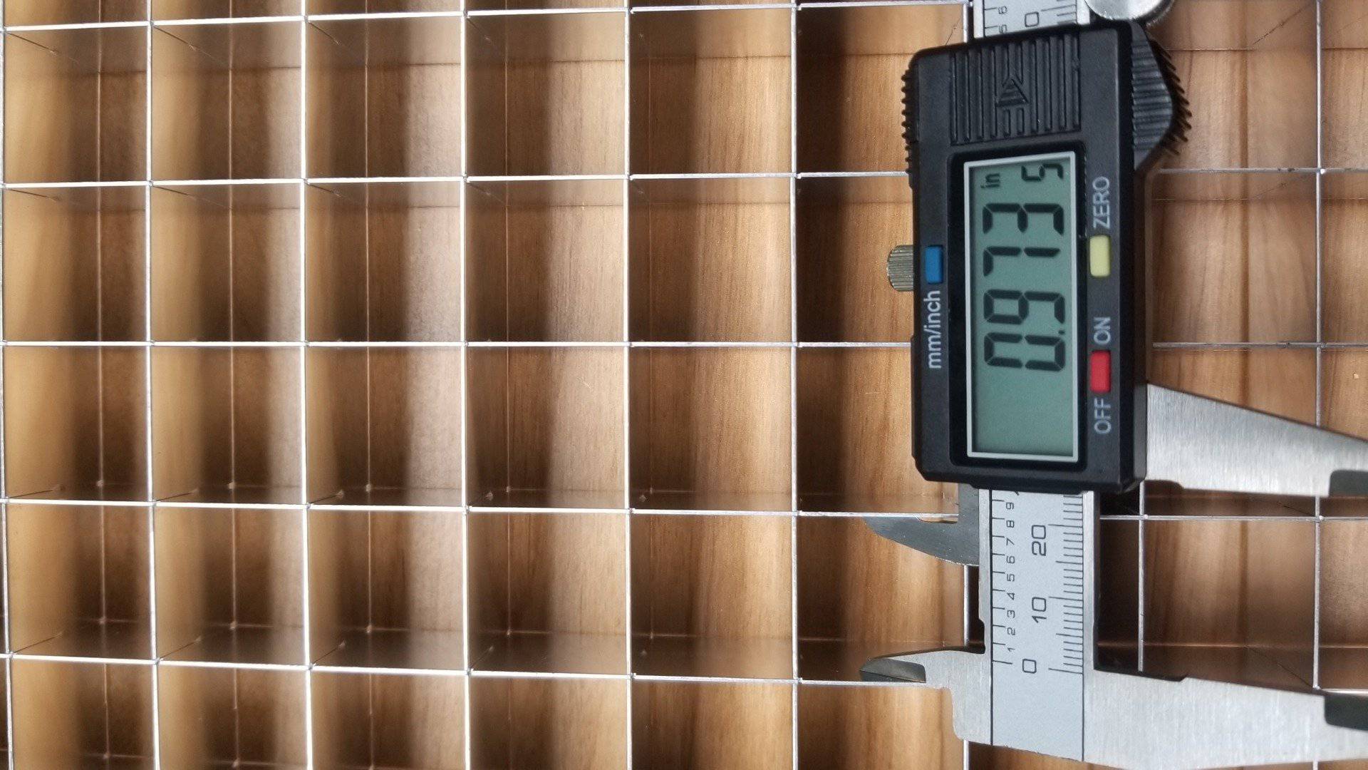 1" x 1" Mill Finish Aluminum Egg Crate, 1" Thick, (#4761MF) - 1800ceiling