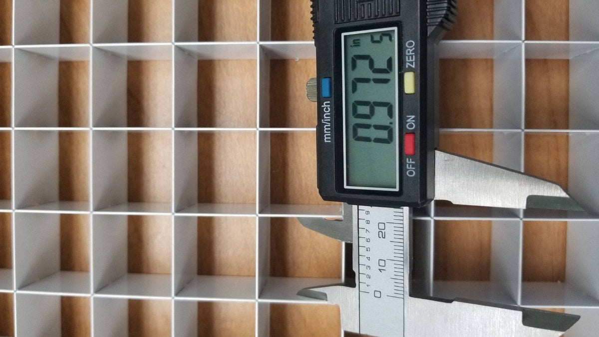 1" x 1" White Aluminum Egg Crate, 1" Thick (#4761WH) - 1800ceiling