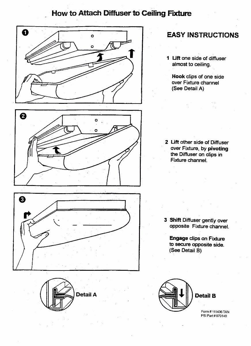 1' x 4' Chiclet Replacement Lens-out of stock - 1800ceiling