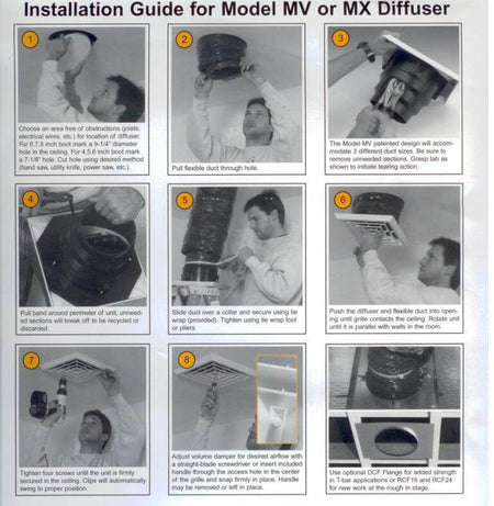 1'x1' Black Plastic Antique grille/damper/box, MVAB, #81918 - 1800ceiling