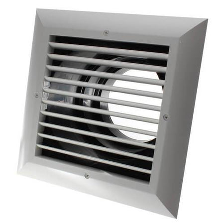 1'x1' White Plastic Exhaust Return grille/box, NO DAMPER, MXE, #81916 - 1800ceiling