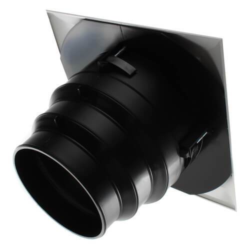 1'x1' White Plastic Exhaust Return grille/box, NO DAMPER, MXE, #81916 - 1800ceiling