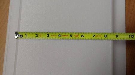 1'x4' White Flange Pan - 1800ceiling