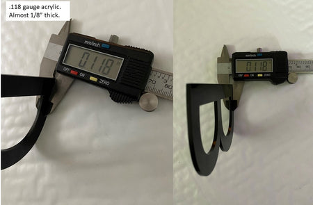 Black Acrylic Letters - 1800ceiling