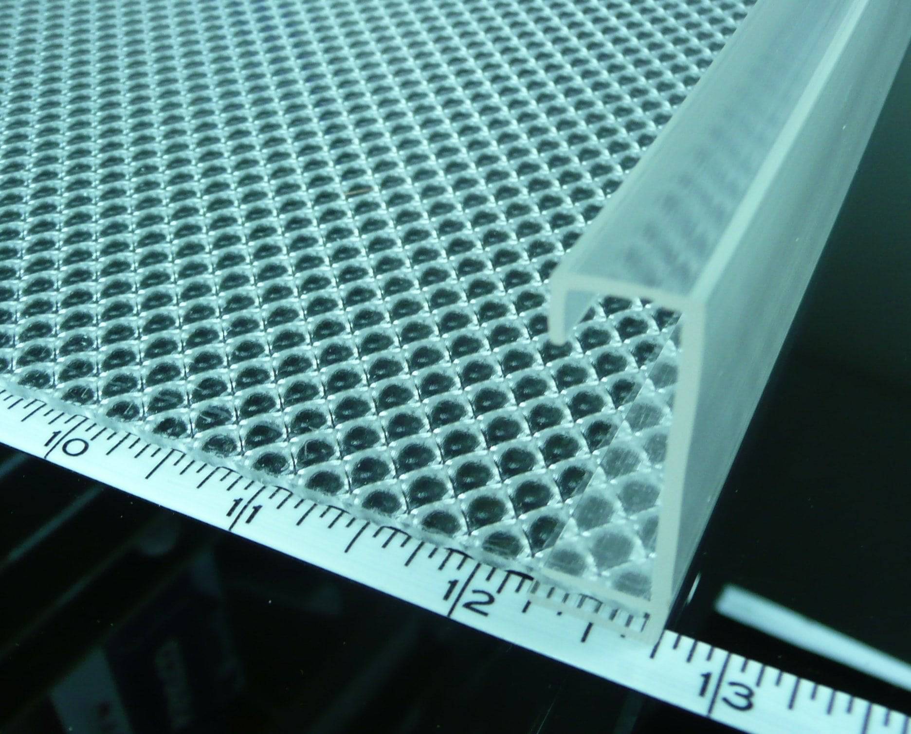 12-7/8" Wide, 4' Wrap Around Lens x 1-1/2" High - 1800ceiling