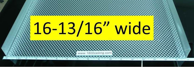 16-13/16" Wide, 4' Wrap Around Lens x 1-1/2" High - 1800ceiling