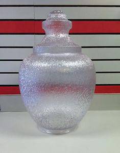 Clear Textured Streetlamp Acrylic Globe with Fitter Neck (4131F-CL-) - 1800ceiling