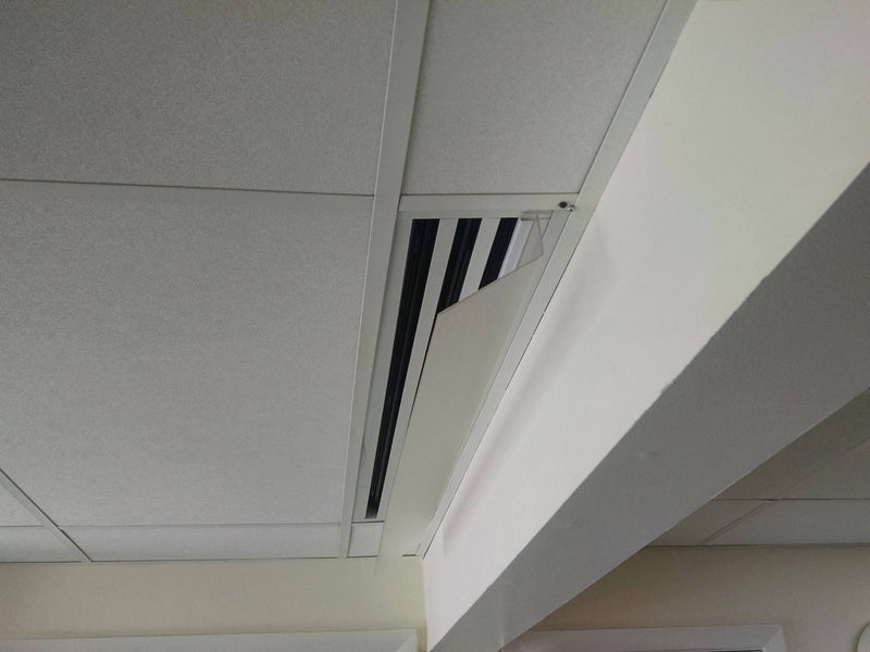 2' Frosted Linear Air Diverter - 1800ceiling