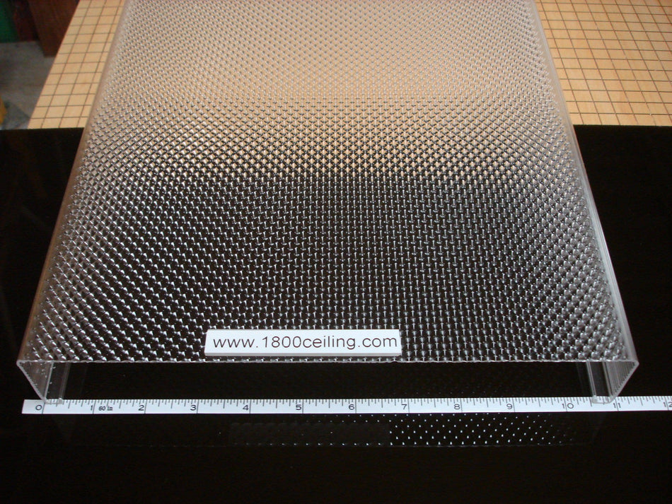 2' Wrap Around Lens: 23-15/16" Long x 11" Wide x 1-11/16" High - 1800ceiling