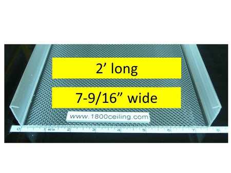 2' Wrap Around Lenses: 23-13/16" Long:7-9/16" wide x - 1800ceiling