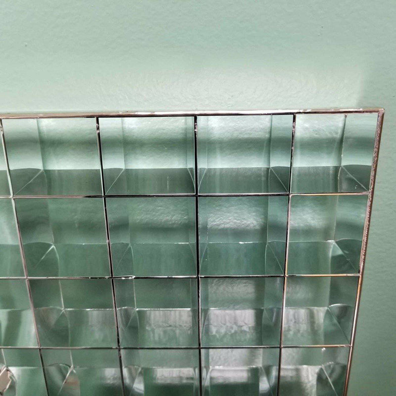 2'x2' Silver Parabolic, No Flange 1-1/2" x 1-1/2" Cells - 1800ceiling