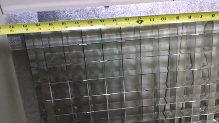 2'x2' Silver Parabolic with Flange, 1-1/2" x 1-1/2" Cells - 1800ceiling