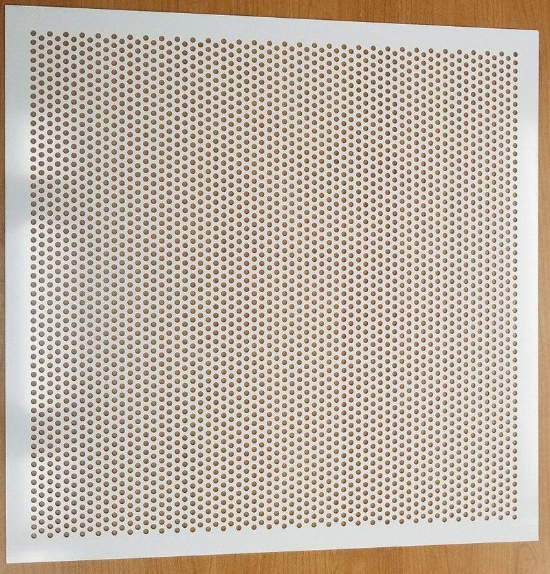 2'x2' White Plastic Perforated tile, 1/4" Perforations - 1800ceiling