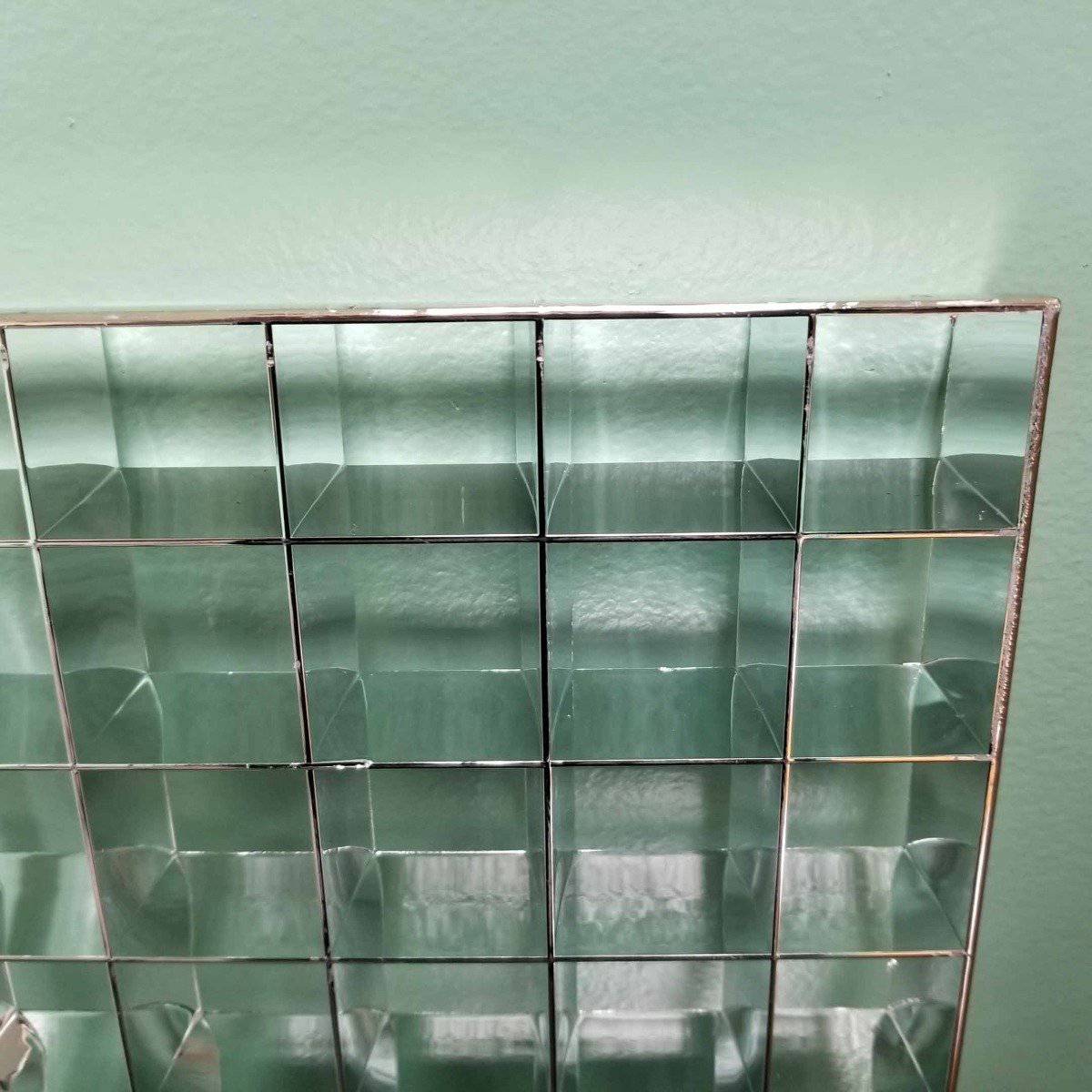 2'x4' Silver Parabolic with Flange, 1-1/2" x 1-1/2" Cells - 1800ceiling