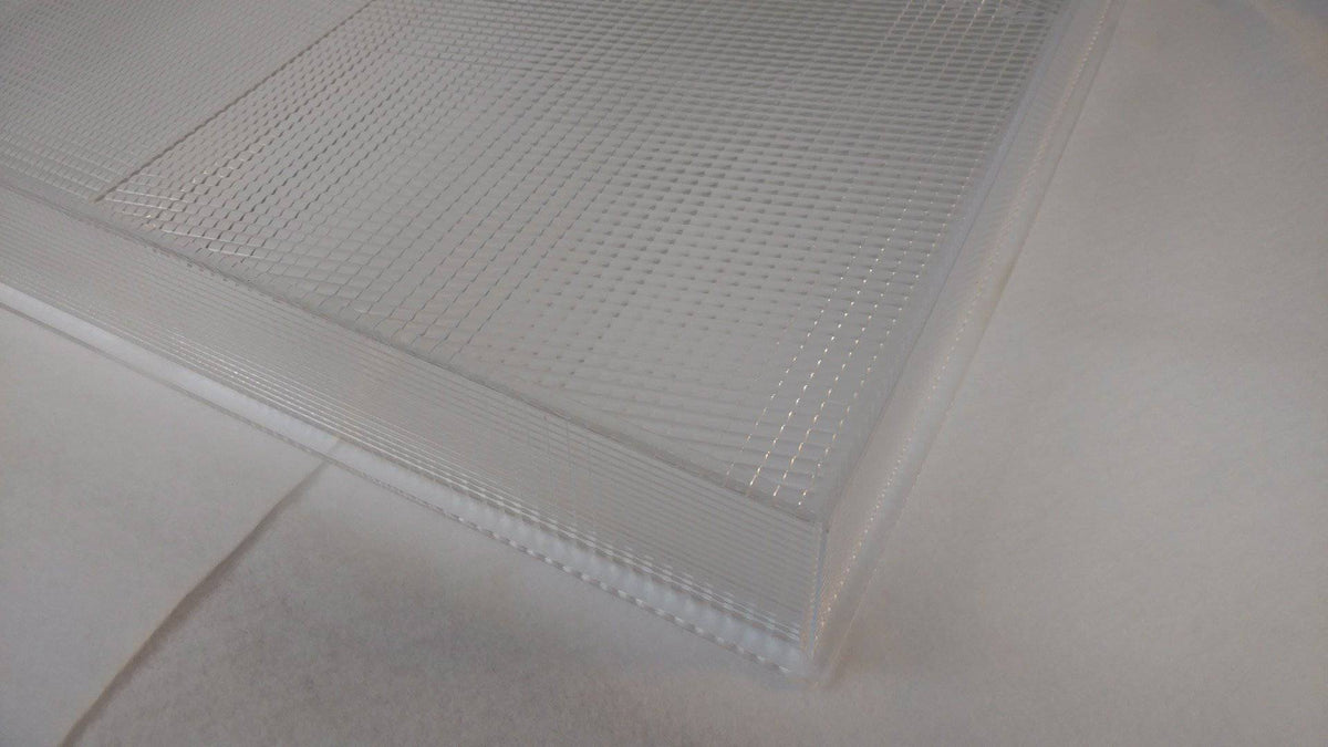 20x20 x 2.5" High Clear Acrylic Injection Molded Lens Outdoor Drop Lens - 1800ceiling