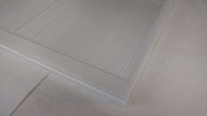 20x20 x 2.5" High Clear Acrylic Injection Molded Lens Outdoor Drop Lens - 1800ceiling