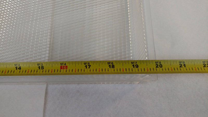 20x20 x 2.5" High Clear Acrylic Injection Molded Lens Outdoor Drop Lens - 1800ceiling